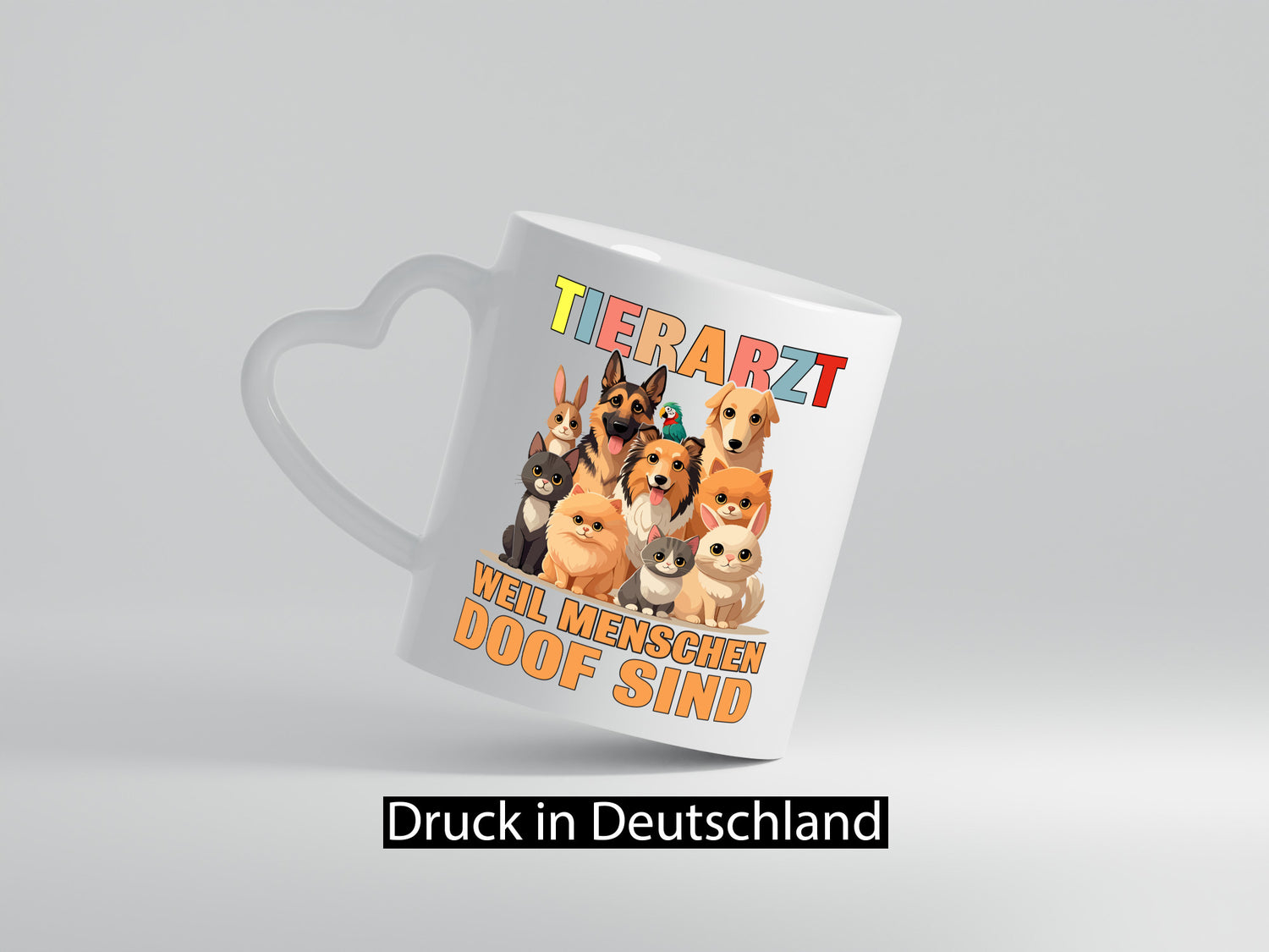 Tierarzt weil Menschen doof sind | Tierärztin lustig Tierliebhaber Humor