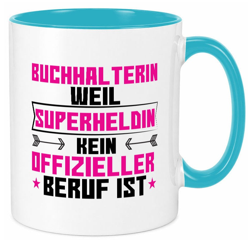 Superheldin Buchhalterin | Buchhaltung Humor lustig Geschenkidee Geschenk Tasse