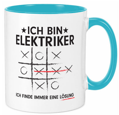 Lösung Finden: Elektriker | Elektronik Geschenk Humor Geschenkidee lustiger