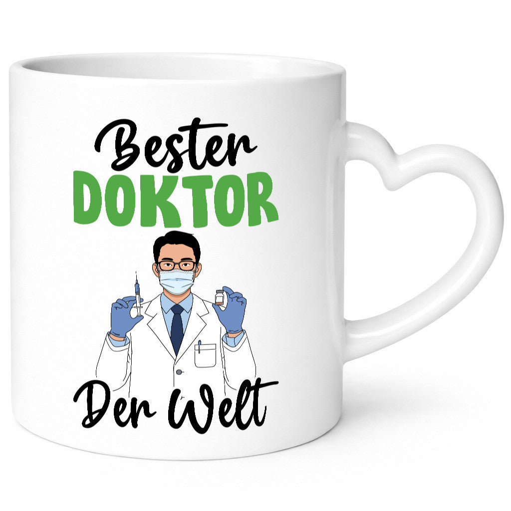 Bester Doktor | Doktorand Doktortitel v2 Humor Geschenkidee Tasse