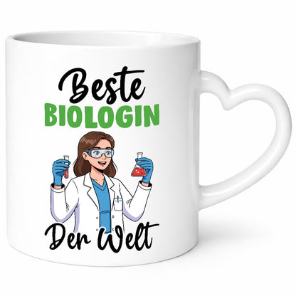 Beste Biologin | Biologie Naturforscherin v2 Geschenkidee Humor Tasse