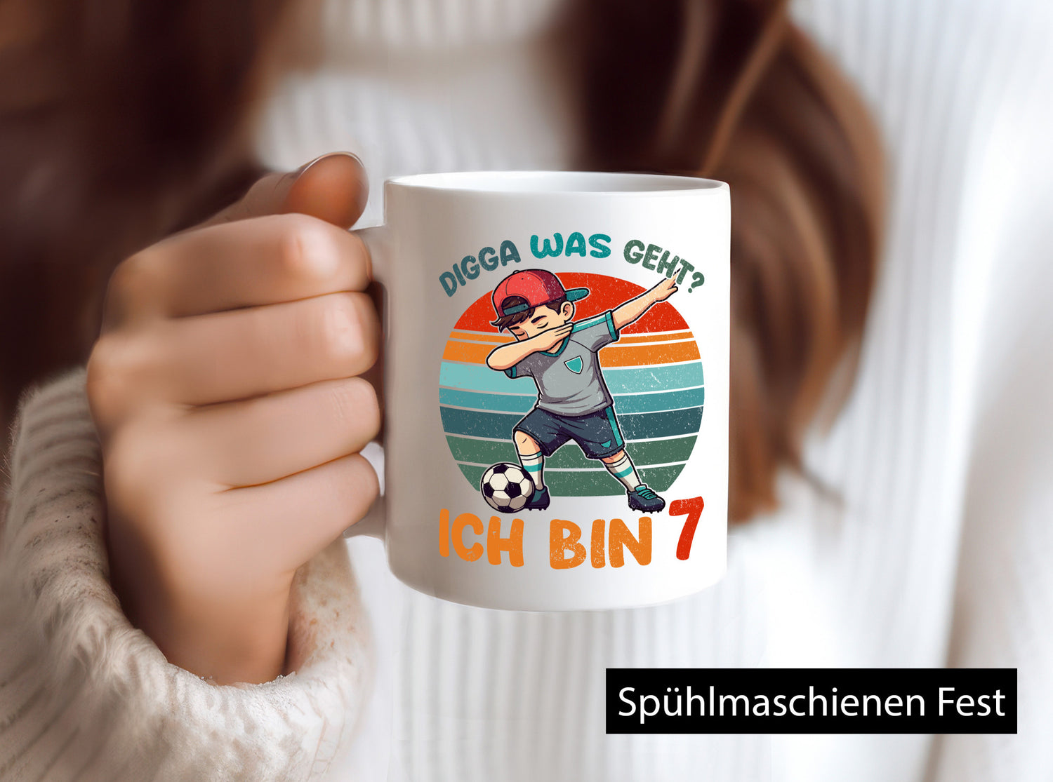 7. Geburtstag | 7 Jahre digga ich bin Dabbing Geschenk Geschenkidee lustiger