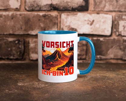 10. Geburtstag | 10 Jahre Vulkanausbruch Vulkan Humor Geschenkidee Tasse
