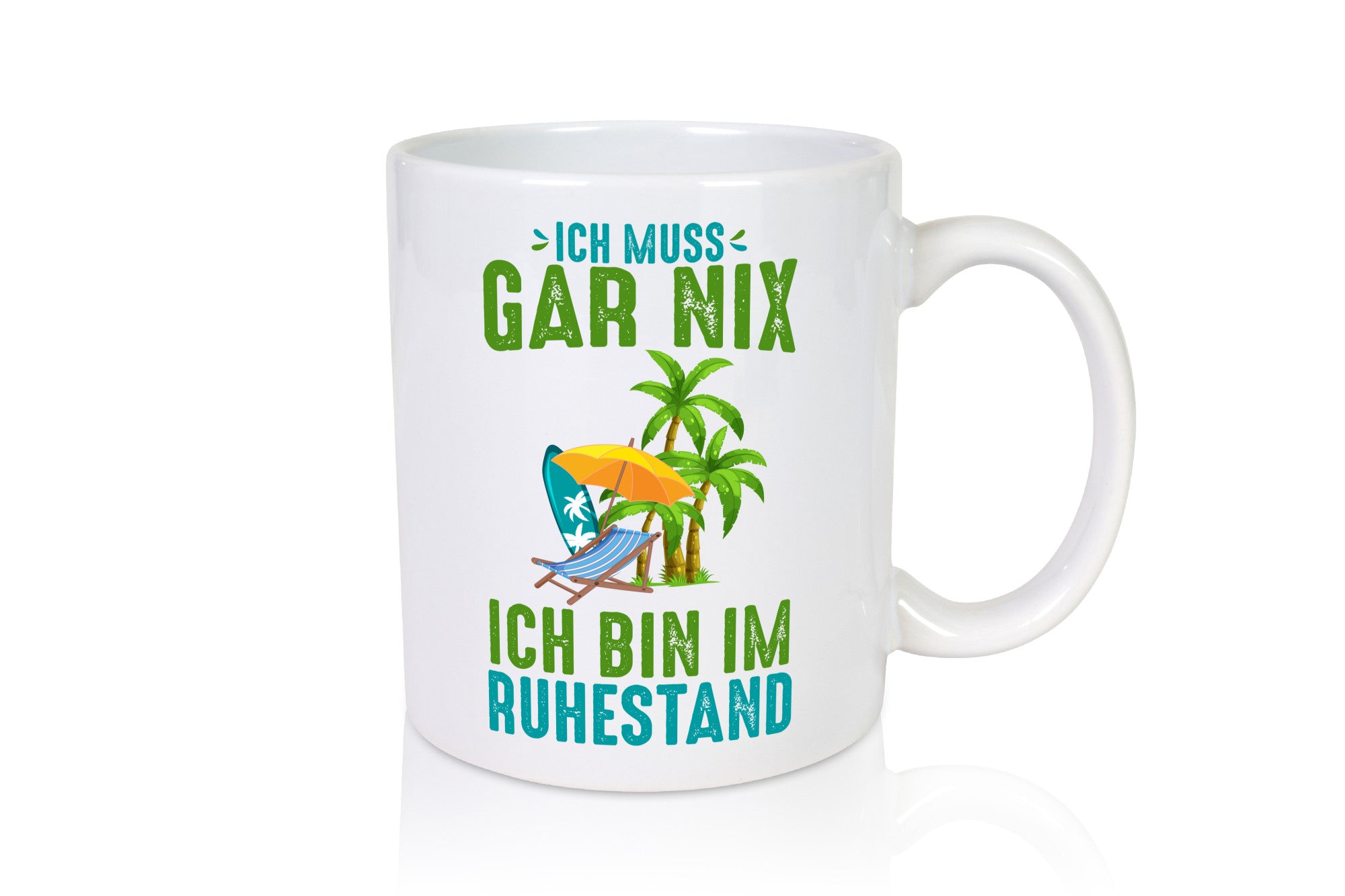 Ich muss gar nix bin im Ruhestand | Rentner lustiger Spruch Geschenk Jubiläum