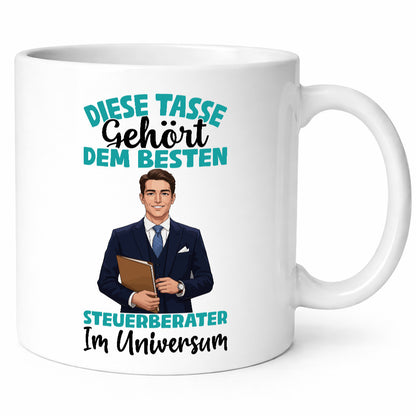 Im Universum: Steuerberater | Steuern Humor Geschenkidee Tasse