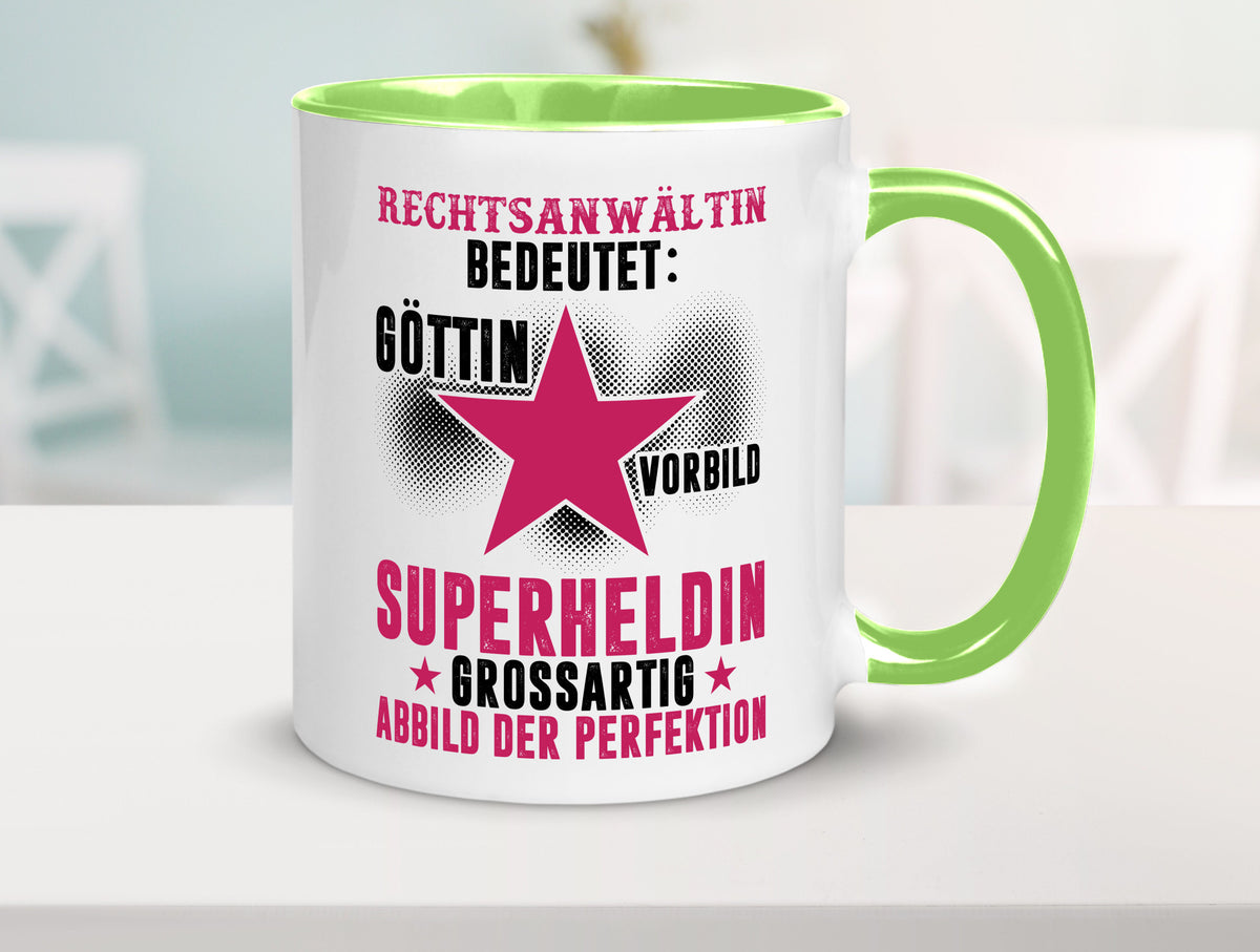 Bedeutung von Rechtsanwältin | Jurstin Anwältin Humor Geschenkidee Tasse