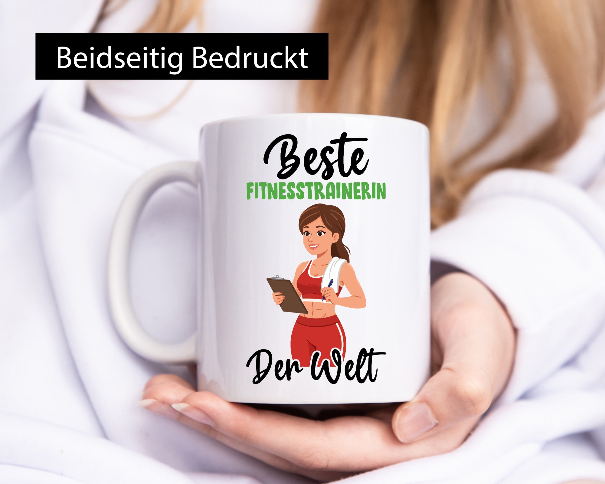 Beste Fitnesstrainerin | Trainerin Sport v2 lustiger Spruch Geschenk Humor