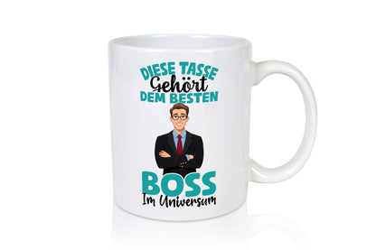 Im Universum: Boss | Führungskraft Vorgesetzter lustiger Spruch Geschenk Humor