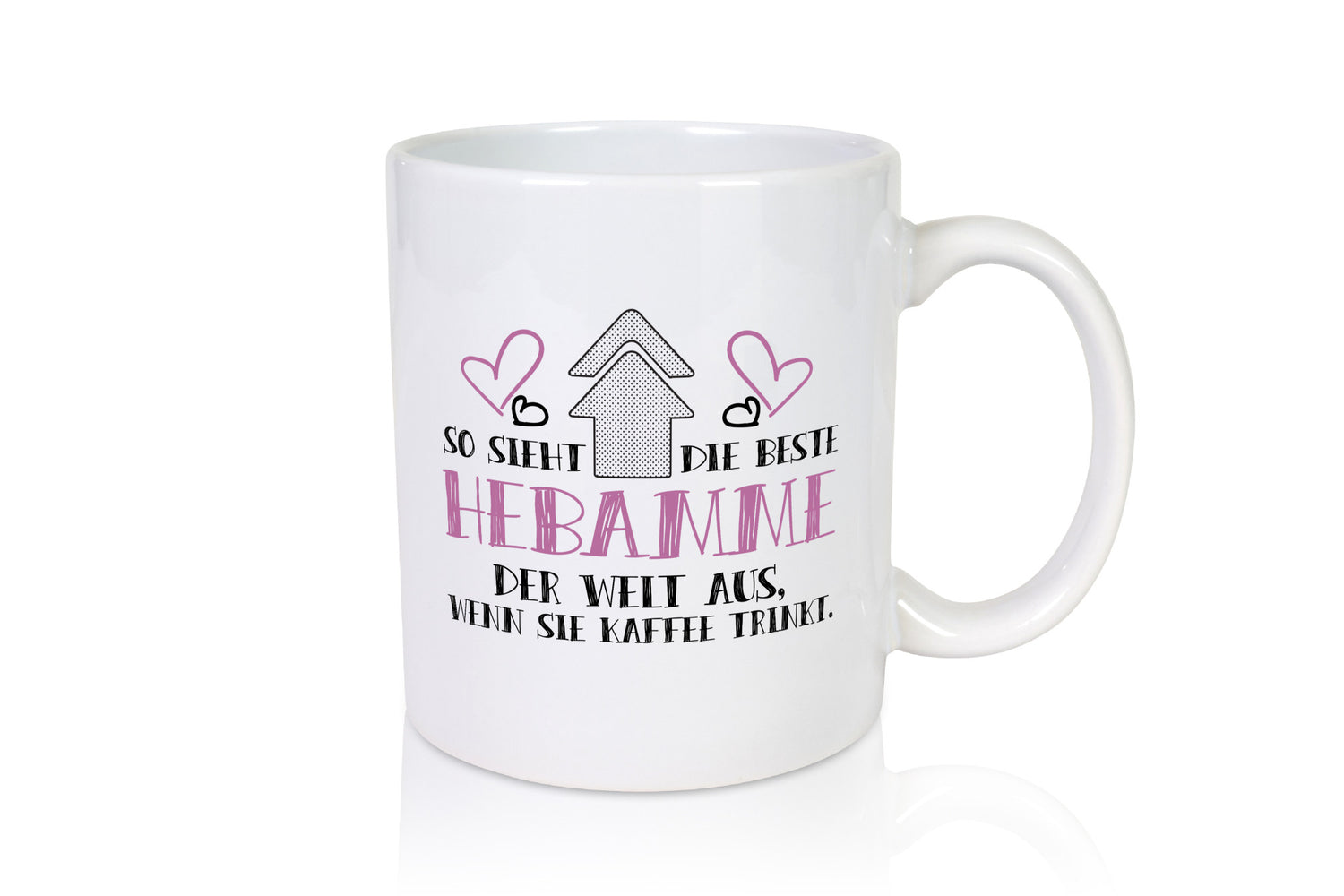 Beste Hebamme der Welt | Kaffee trinken Dankeschön Geschenk Humor Geschenkidee