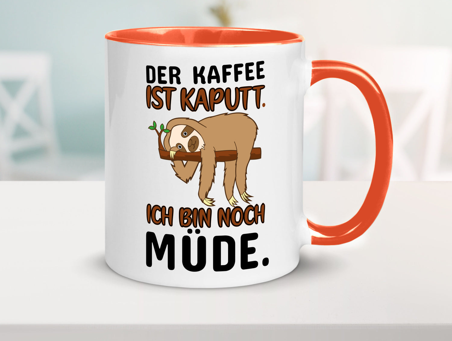 Der Kaffee ist kaputt v2 Geschenk Humor Geschenkidee lustiger Spruch Tasse