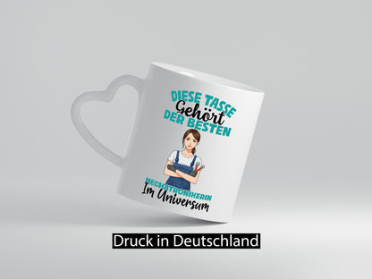 Im Universum: Mechatronikerin | KFZ Werkstatt Geschenk Humor Geschenkidee