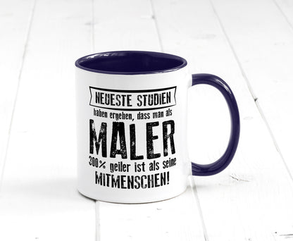 Neuste Studien: Maler | Malerei lustig Humor Geschenkidee Geschenk Tasse