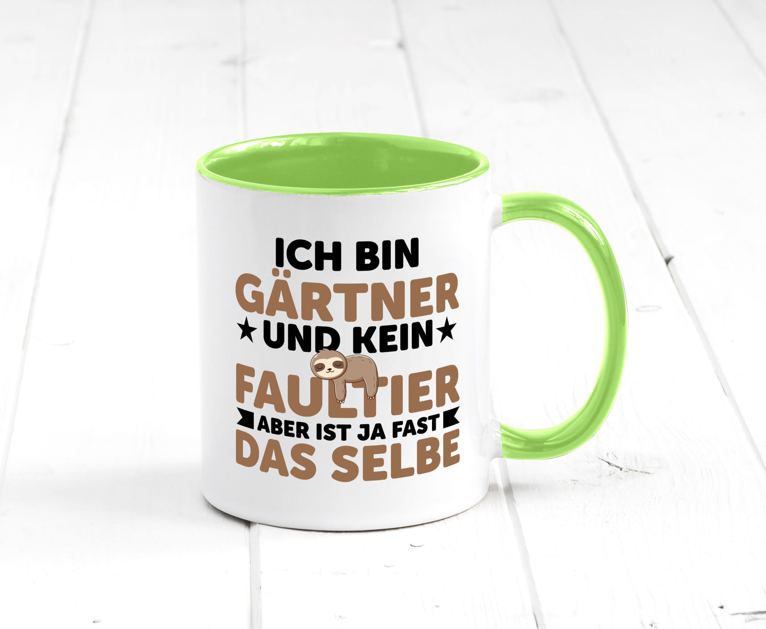 Ich bin kein Faultier: Gärtner | Gartenbau v2 Geschenk Tierliebhaber Humor