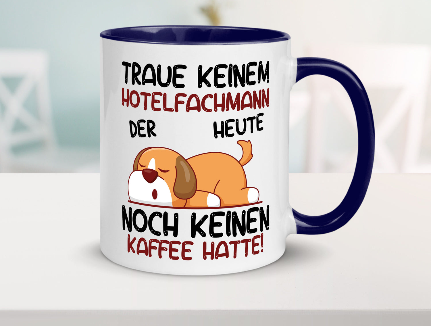 Traue keinem Hotelfachmann |Hotel lustig Humor Geschenkidee Geschenk Tasse