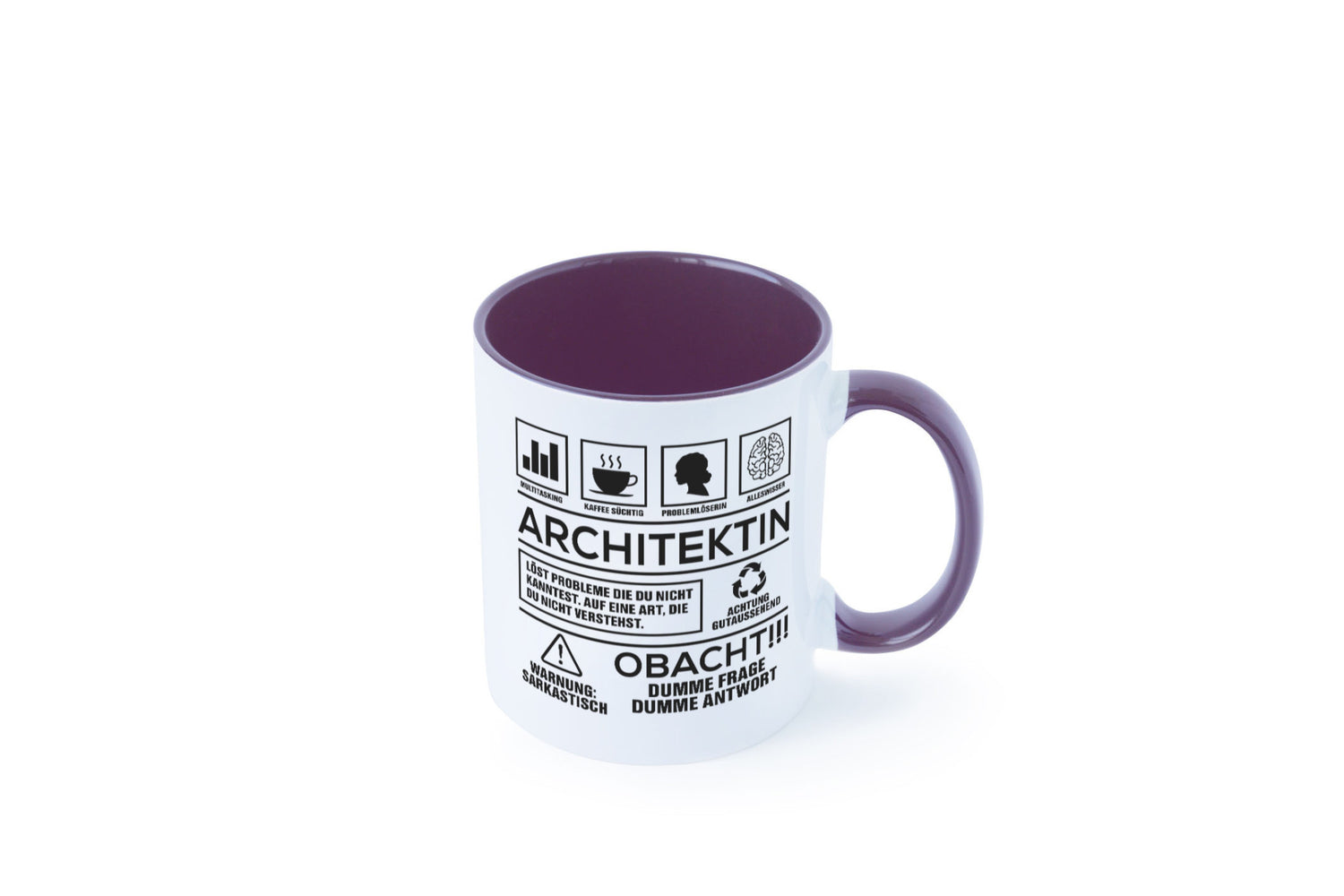 Achtung Probleme Architektin | Architektur Büro lustig Arbeit Kollegen Geschenk