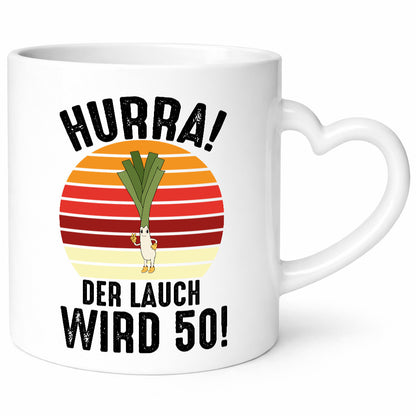 Hurra der lauch wird 50 | 50. Geburtstag Ehrentag lustig Geschenkidee Geschenk
