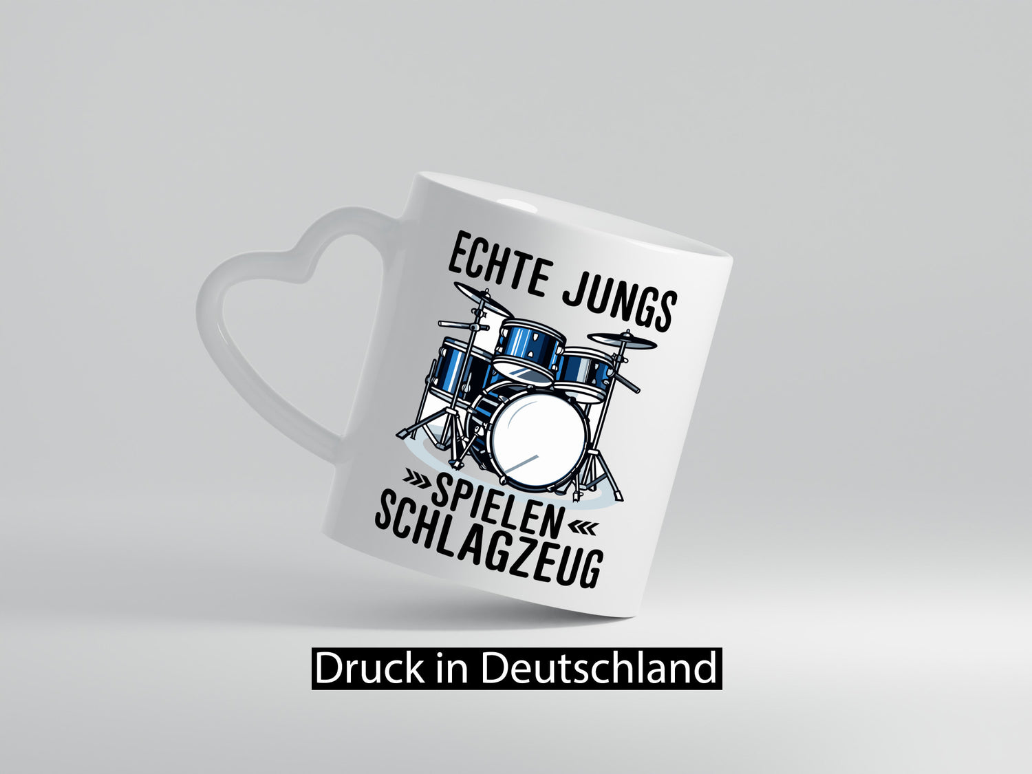 Echte Jungs spielen Schlagzeug | Drummer Geschenkidee Humor Tasse