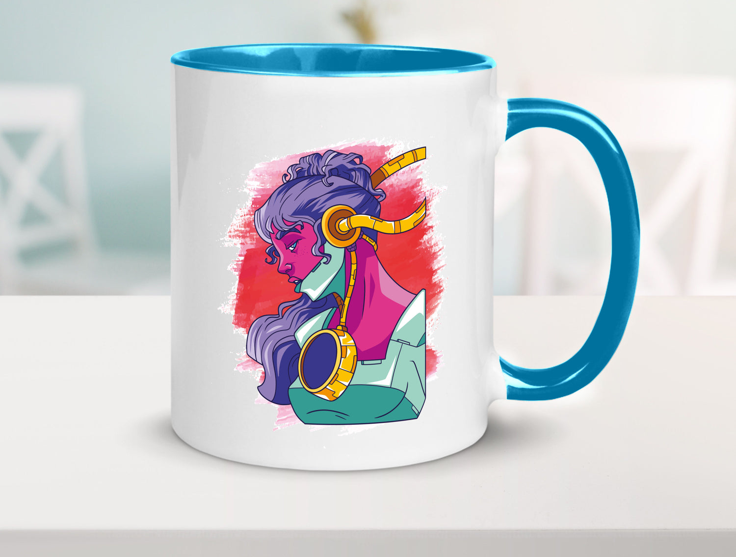 Zeichnung | Kunst Tasse Frauen Motiv cooles Design Humor Geschenkidee