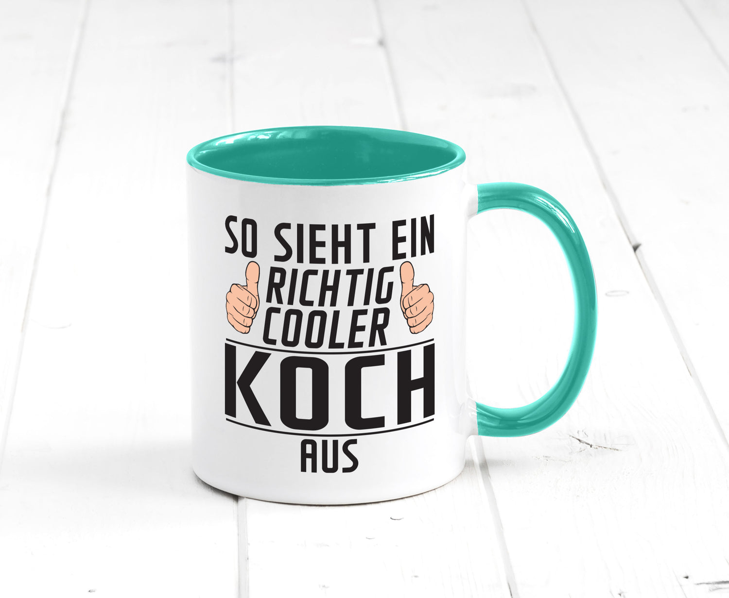 Richtig Cooler Koch | Chefkoch Humor Arbeit Kollegen Büro Geschenkidee Tasse
