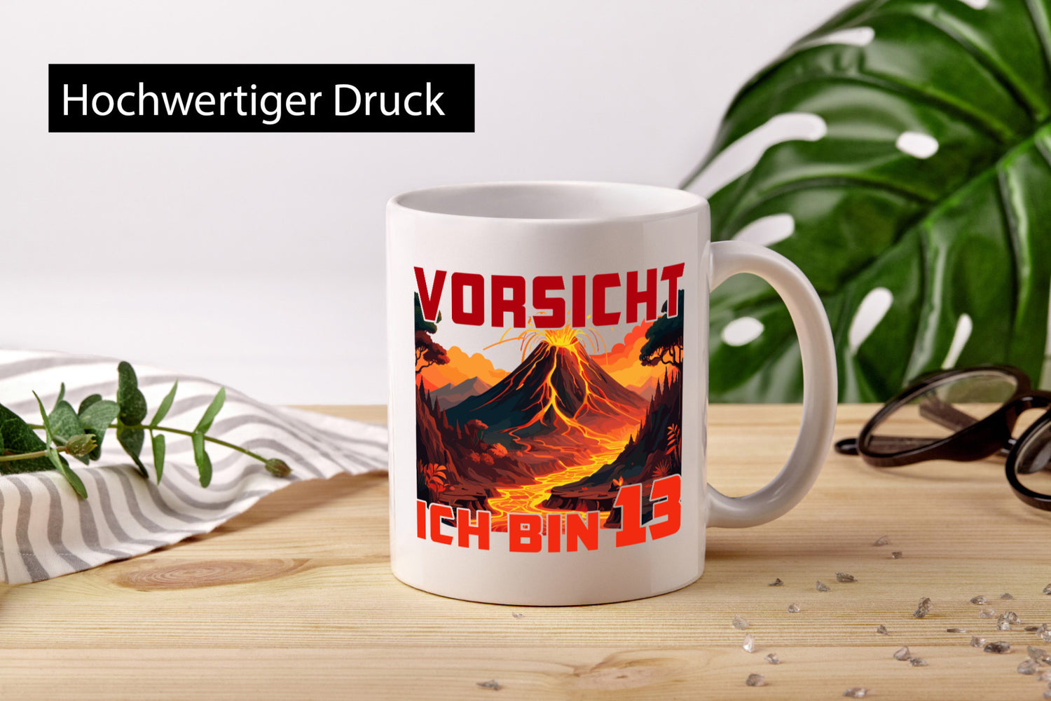 13. Geburtstag | 13 Jahre Vulkanausbruch Vulkan Humor Geschenkidee Tasse