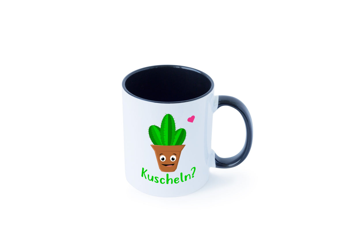 Kuscheln? | lustige Tasse Kaktus Motiv Humor lustig Geschenkidee Geschenk