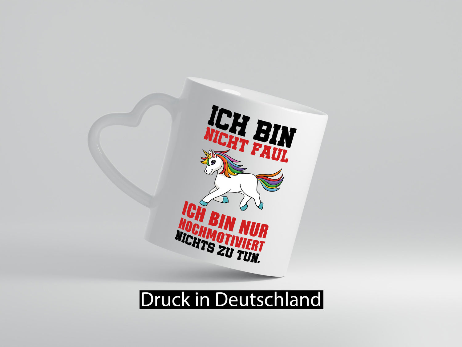 Ich bin nicht faul Einhorn Geschenkidee Humor Tasse