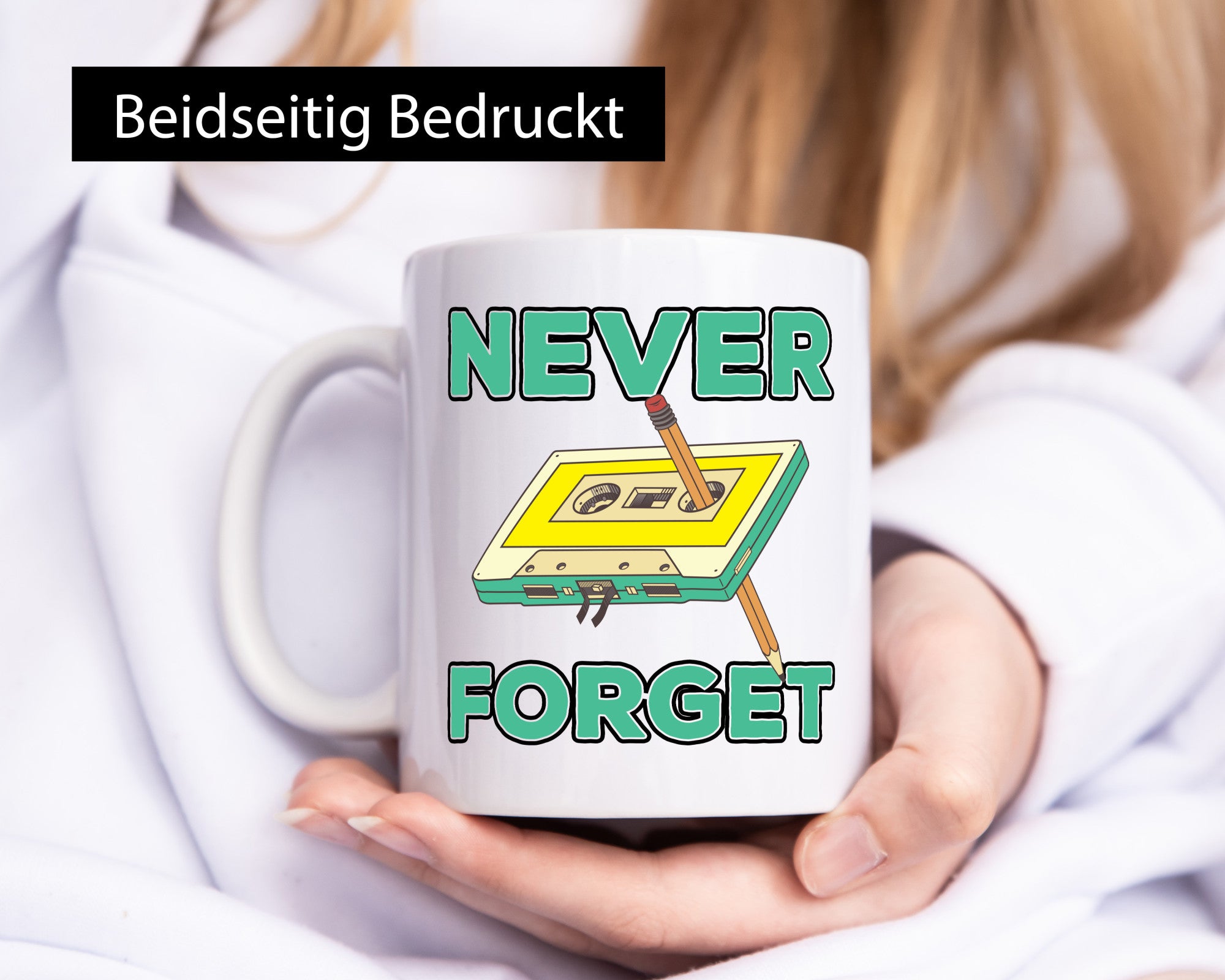 Nie vergessen | Kassetten zurückspulen alte Zeit lustiger Spruch Geschenk Humor