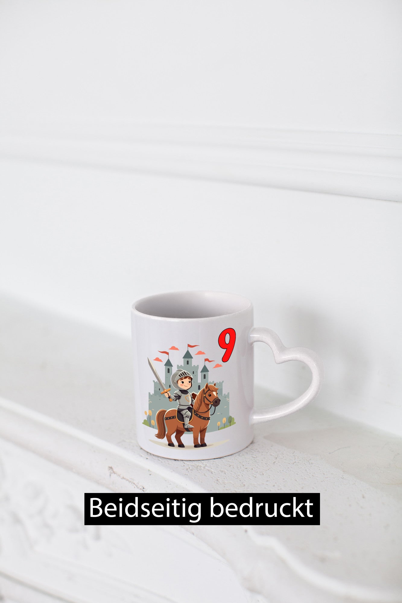 9. Geburtstag | 9 Jahre Ritter Junge Schloss Geschenkidee Humor Tasse