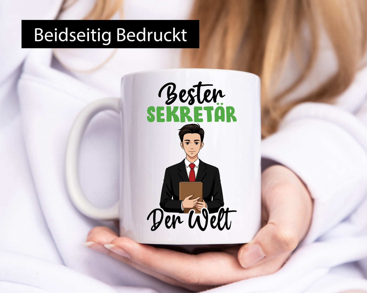 Bester Sekretär | Büro v2 lustiger Spruch Geschenk Arbeit Kollegen Tasse
