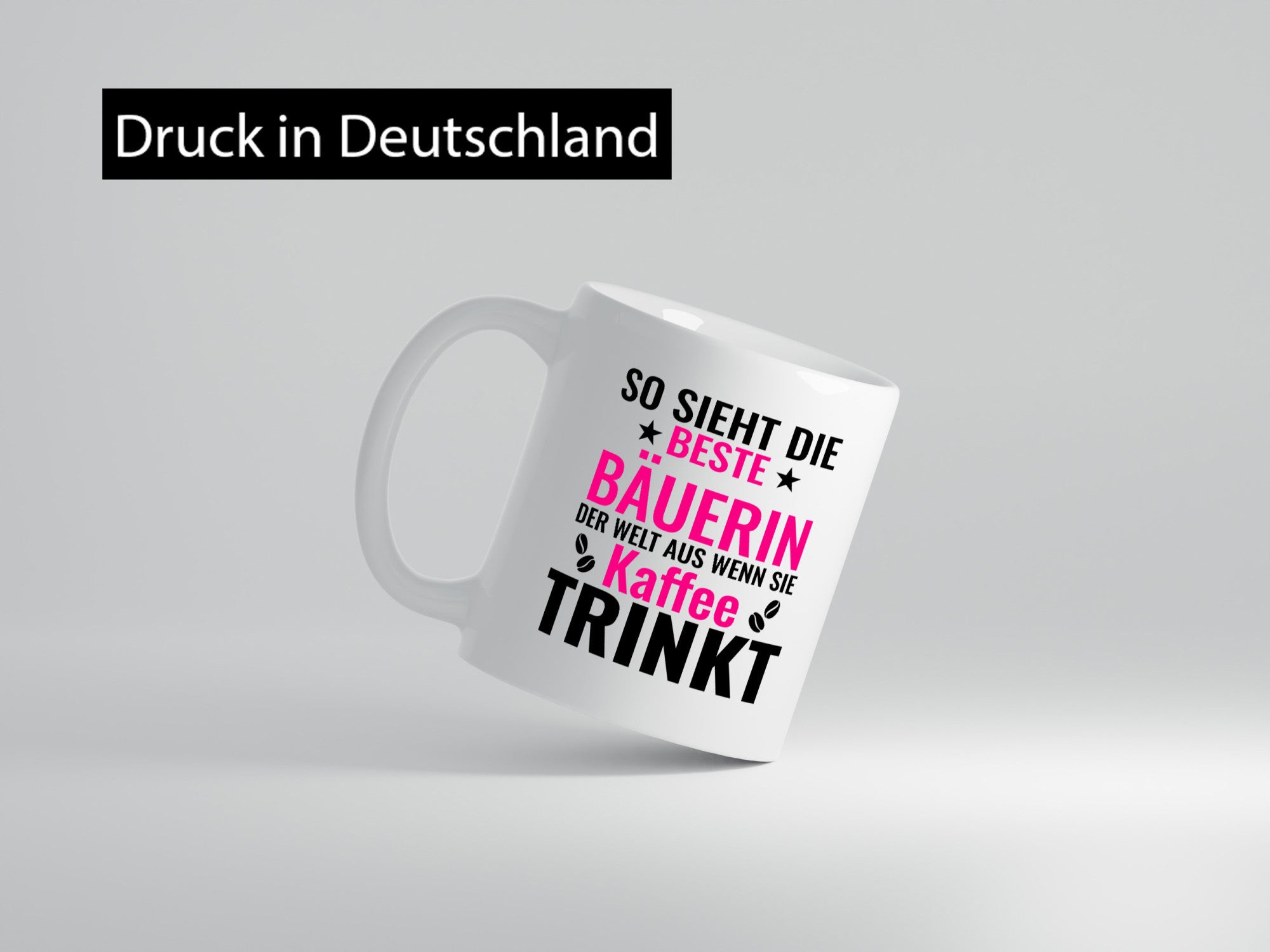 Kaffee trinkt: Bäuerin | Bauernhof Landwirtschaft Geschenk Humor Geschenkidee