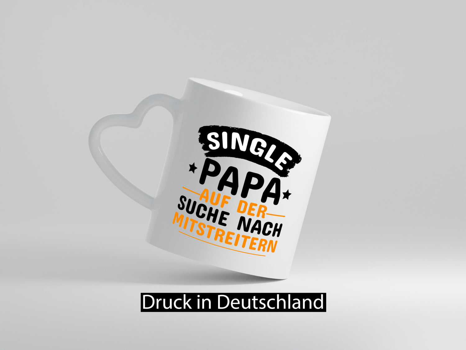 Single Papa auf der Suche | Alleinerziehend Spruchtasse lustig Humor