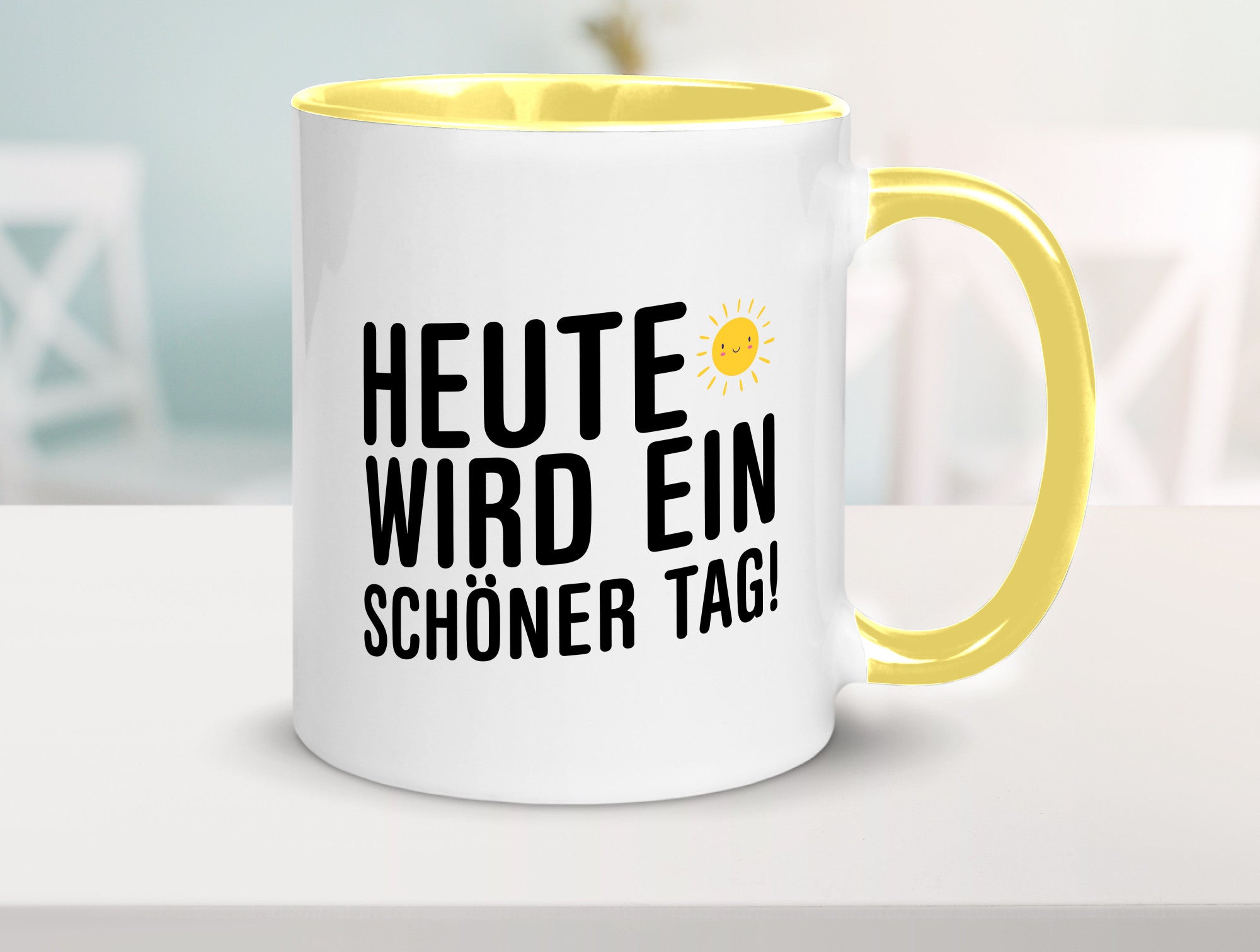 Heute wird ein schöner Tag | Motivation Positive Gedanken lustig Humor