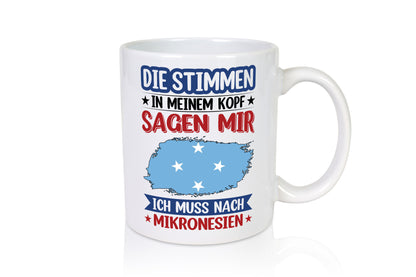 Mikronesien | Urlaub Stimmen in meinem Kopf Traumland Geschenk Humor