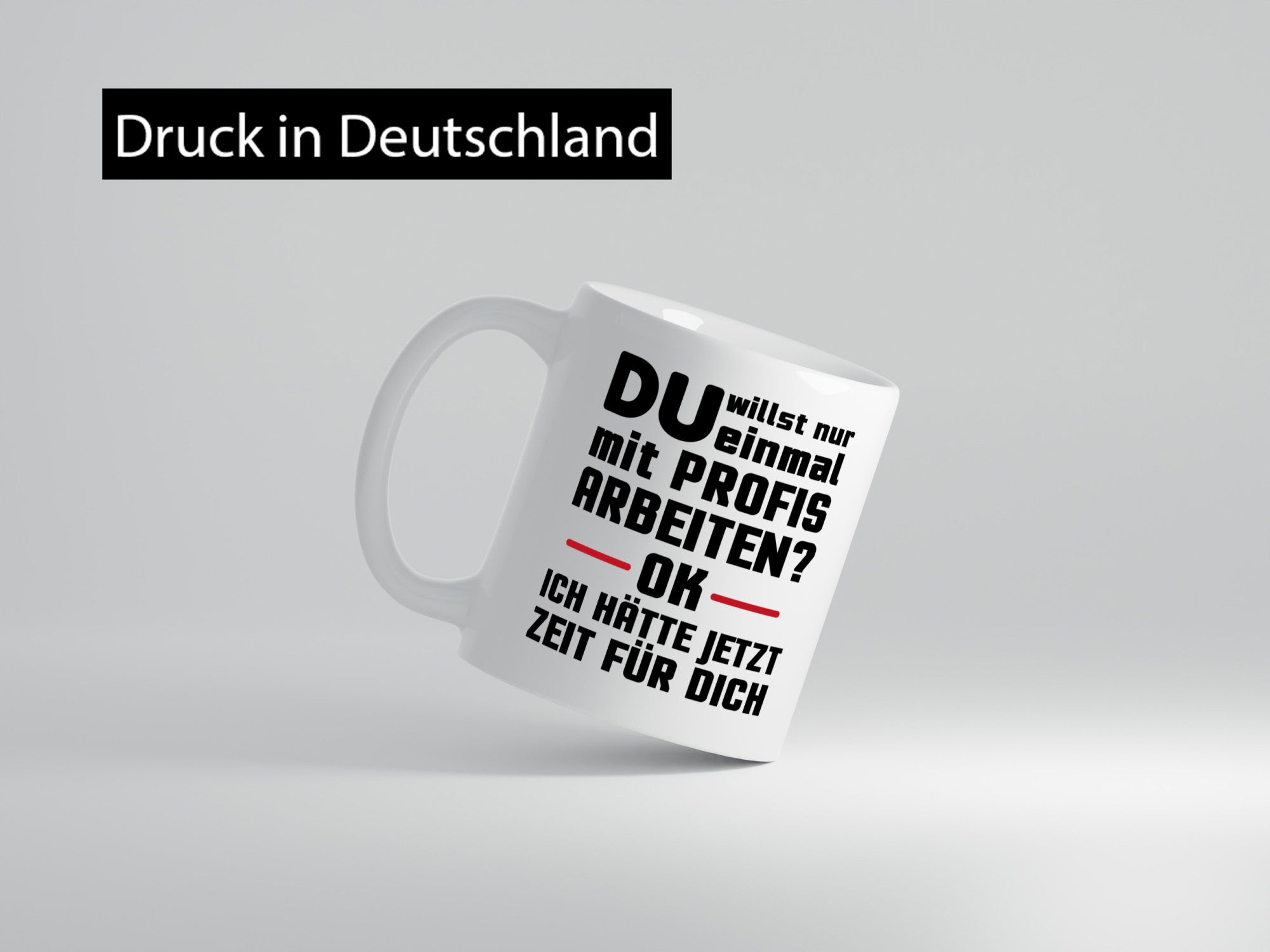 Mit Profis arbeiten | Kollegen lustiger Handwerker Geschenkidee Arbeit Büro