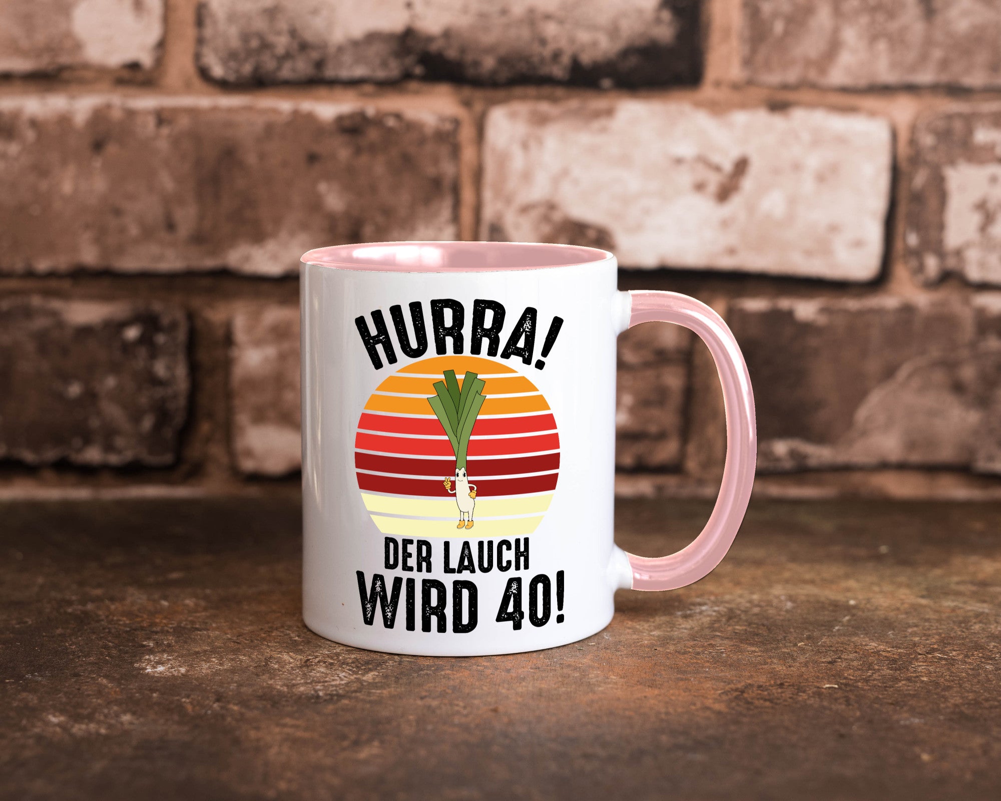Hurra der lauch wird 40 | 40. Geburtstag Ehrentag Geschenk Geschenkidee