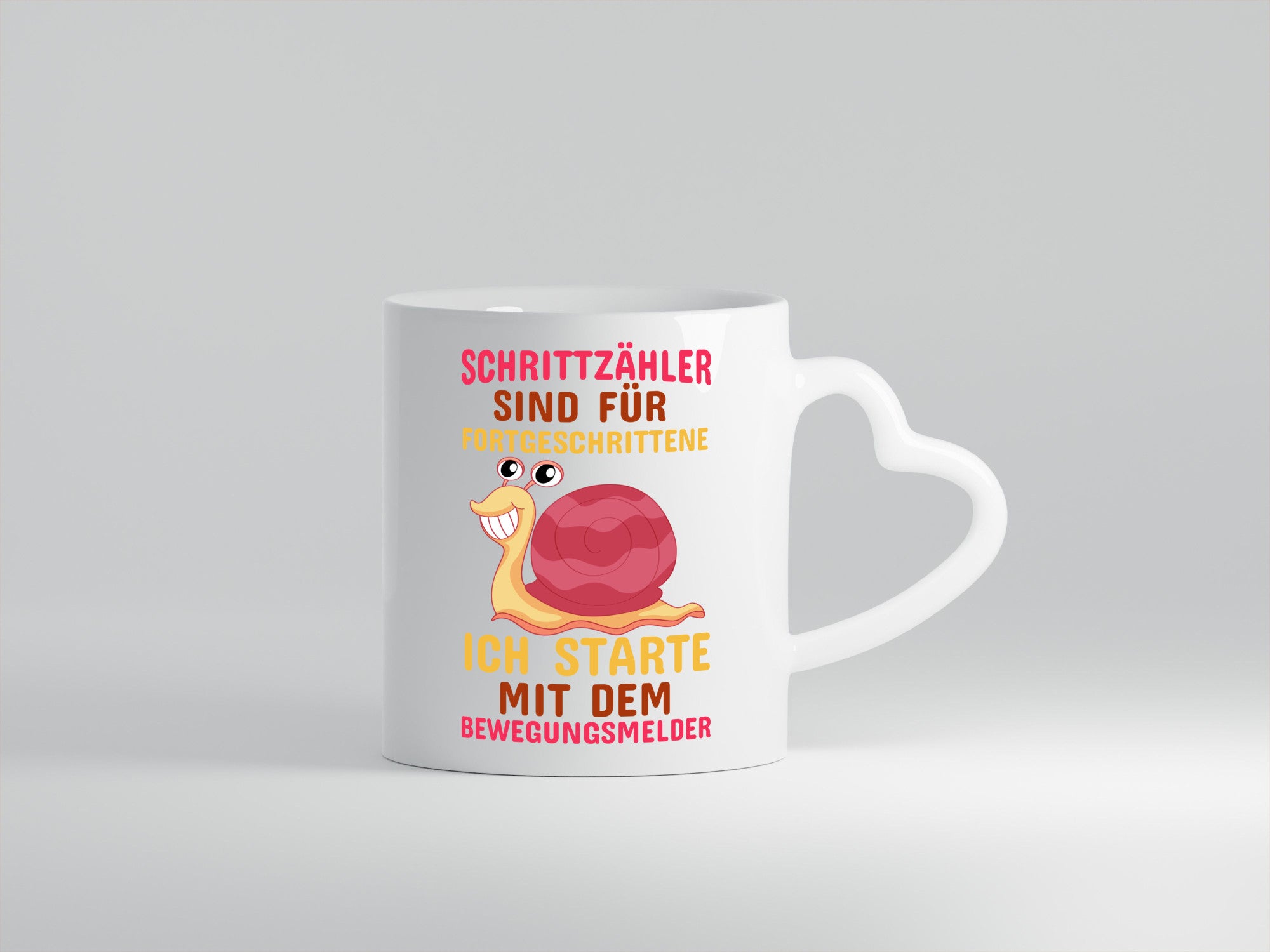 Schrittzähler | Faulpelz Sportmuffel Schnecke Geschenk Humor Geschenkidee