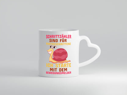 Schrittzähler | Faulpelz Sportmuffel Schnecke Geschenk Humor Geschenkidee