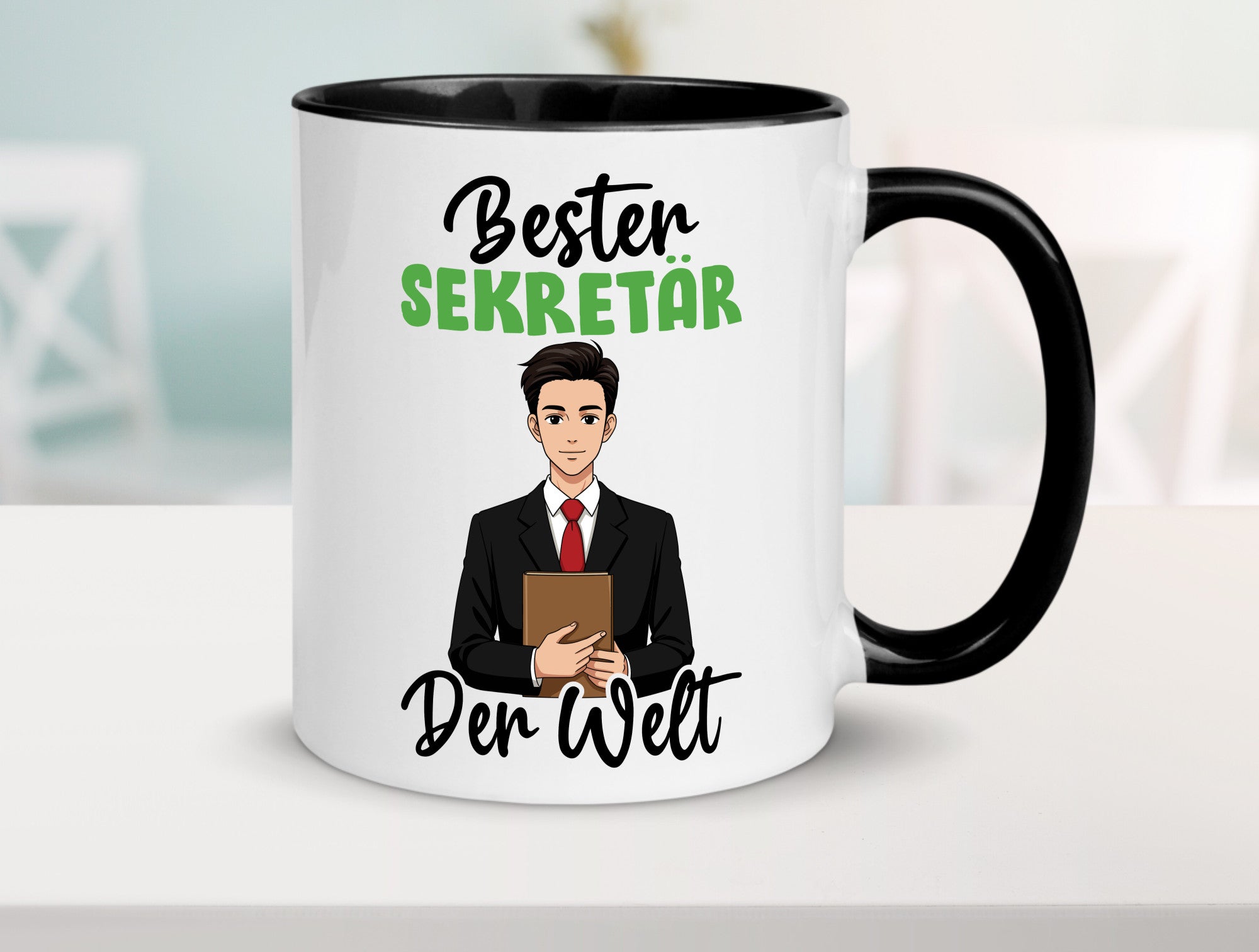 Bester Sekretär | Büro v2 lustiger Spruch Geschenk Arbeit Kollegen Tasse