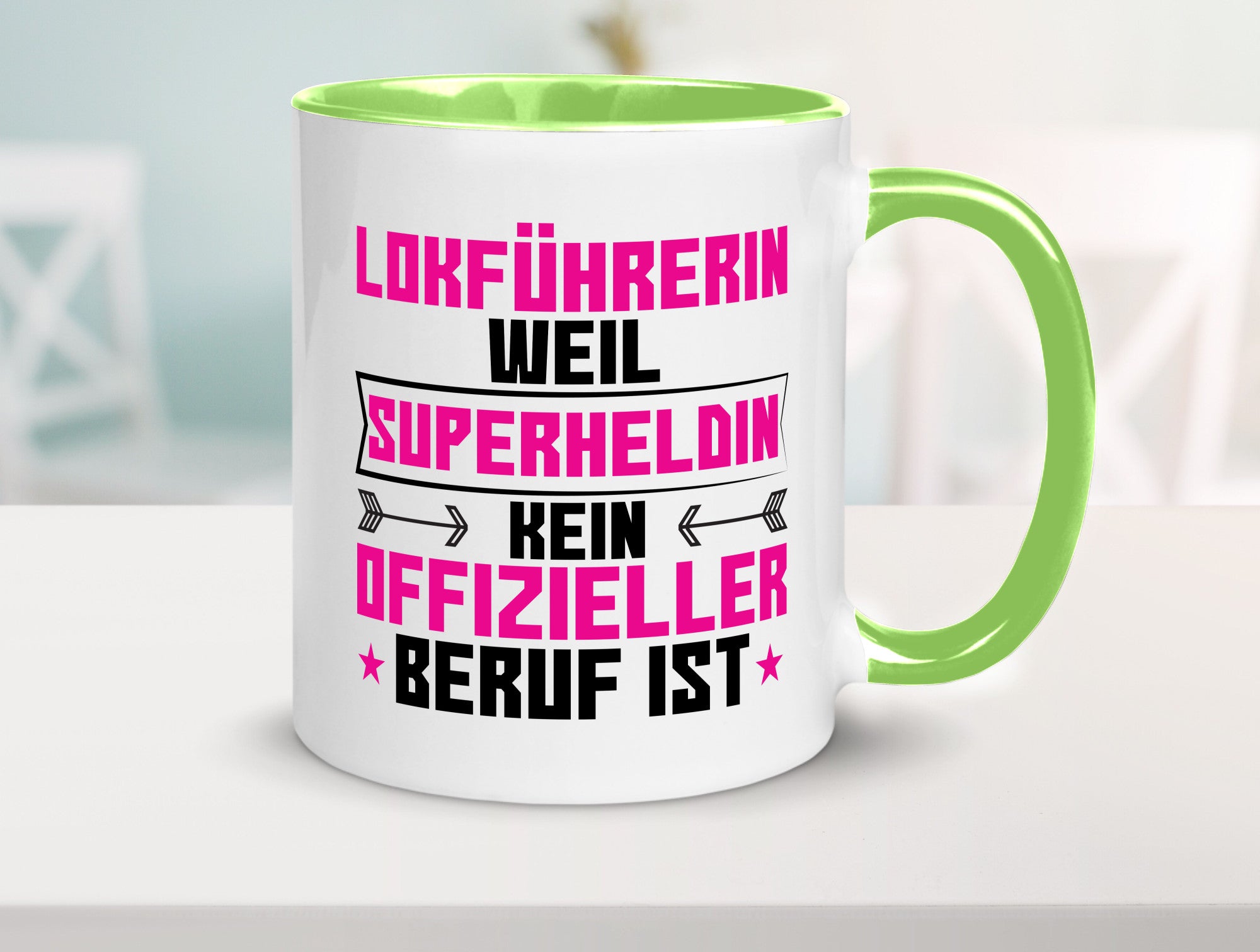 Superheldin Lokführerin | Zug Beruf Geschenk Arbeit Kollegen Büro lustiger