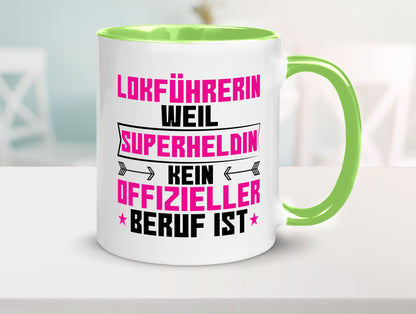 Superheldin Lokführerin | Zug Beruf Geschenk Arbeit Kollegen Büro lustiger