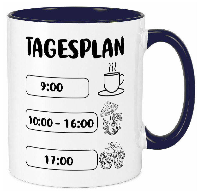 Tagesplan Pilzsammler | Pilze Wald v2 Geschenk Humor Geschenkidee lustiger