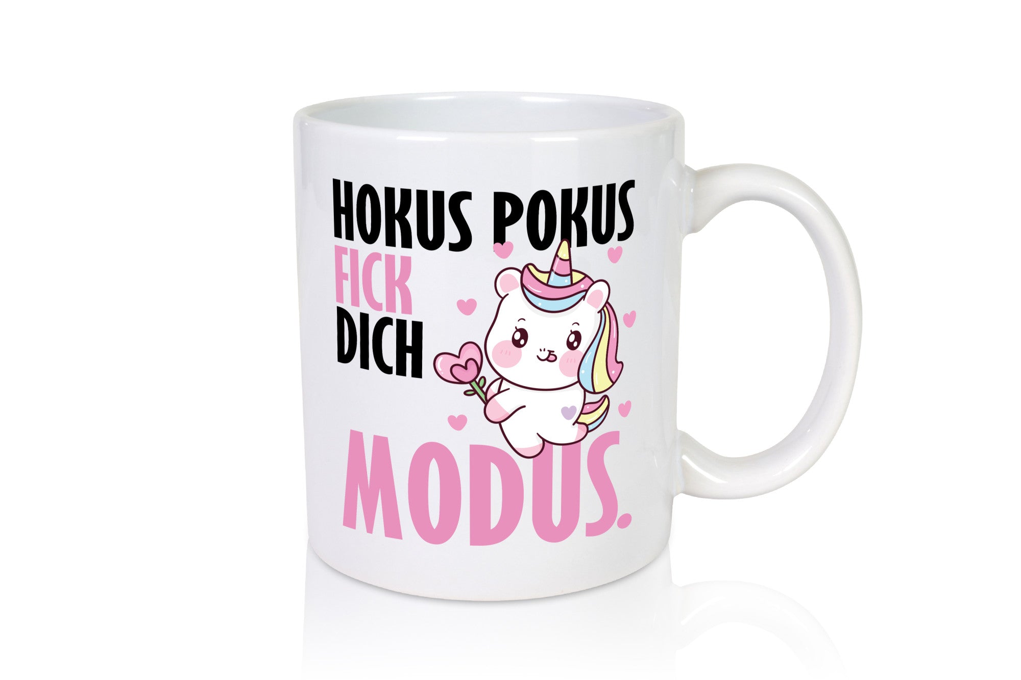 Hokus Pokus lustiger Spruch Geschenk Humor Geschenkidee Tasse