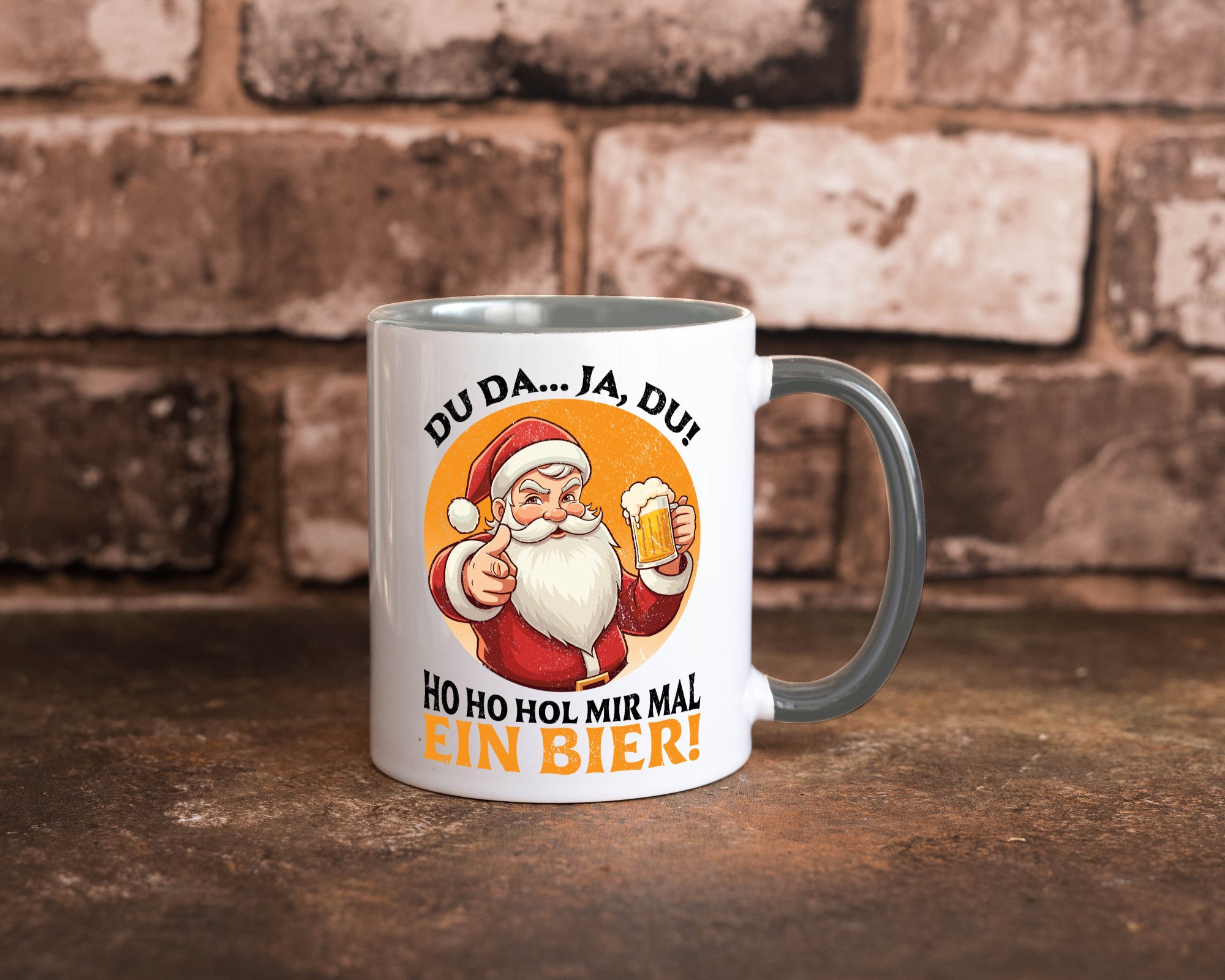 Hol mir mal ein Bier | Ugly Christmas Santa lustig Humor Geschenkidee Geschenk