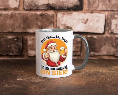 Hol mir mal ein Bier | Ugly Christmas Santa lustig Humor Geschenkidee Geschenk
