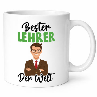 Bester Lehrer | Schule Beruf Schüler v2 Geschenk Arbeit Kollegen Büro lustiger