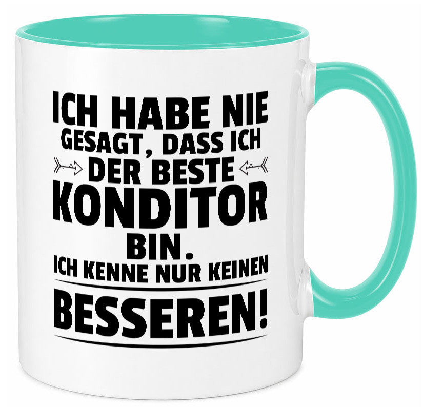 Der Beste Konditor | Konditorei Geschenkidee Humor Tasse