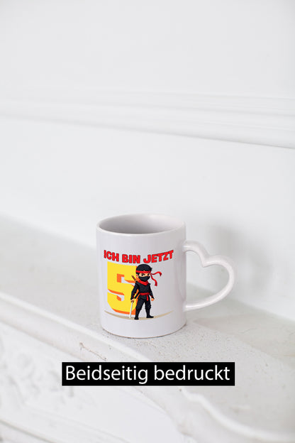 5. Geburtstag | 5 Jahre Ninja Kinder Geschenkidee Humor Tasse