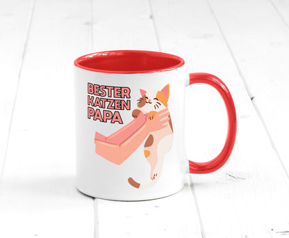 Bester Katzenpapa | Katze Gabel Geschenk Tierliebhaber Humor lustiger Spruch