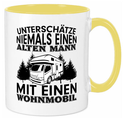 Alter Mann mit Wohnmobil | Männer Tasse Camping Geschenk Humor Geschenkidee