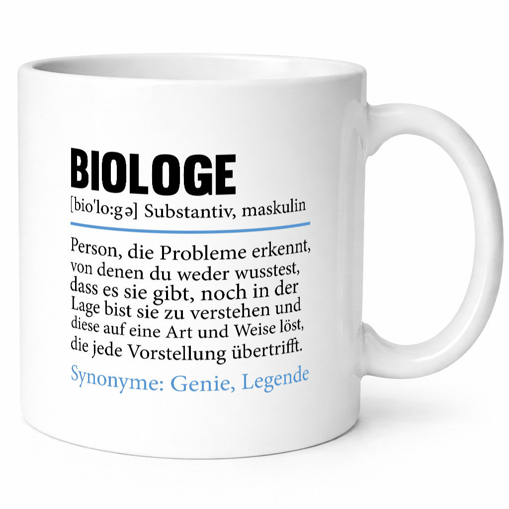 Biologe | Spruch Biologie Naturforscher Humor Geschenkidee Tasse